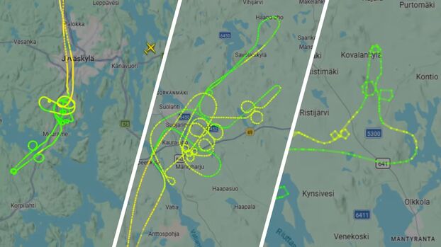 ✈️ Finlande : ils dessinent leurs parties intimes dans le ciel